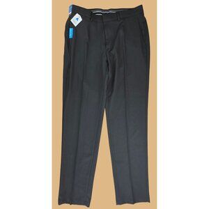 Haggar Mens The Active Series Slim Fit Suit Pant 33X32 Stretch Herringbone